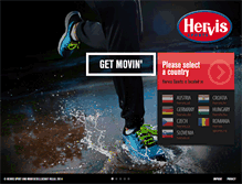 Tablet Screenshot of hervis.com